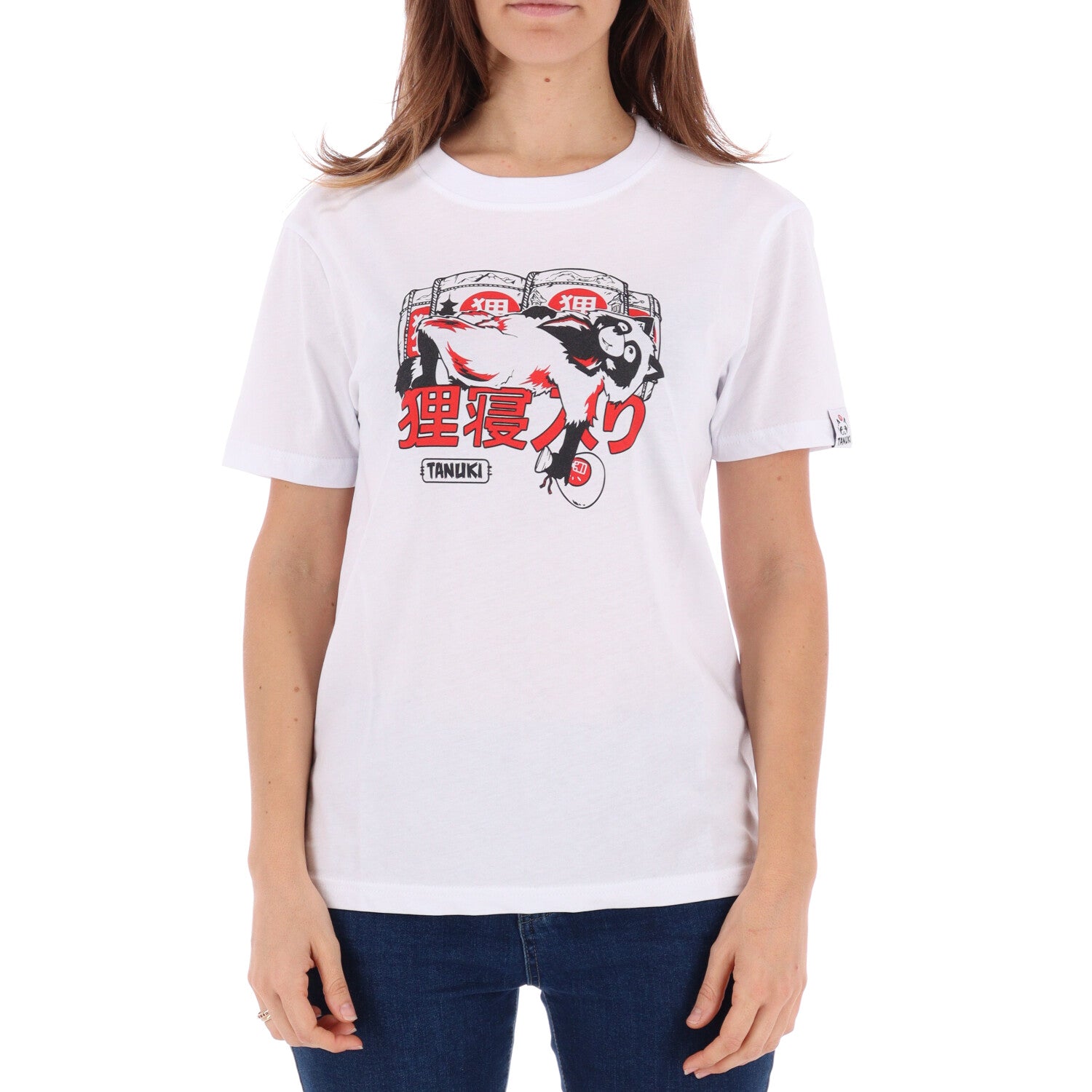 TANUKI FACE LOGO CAP SWEATSHIRT