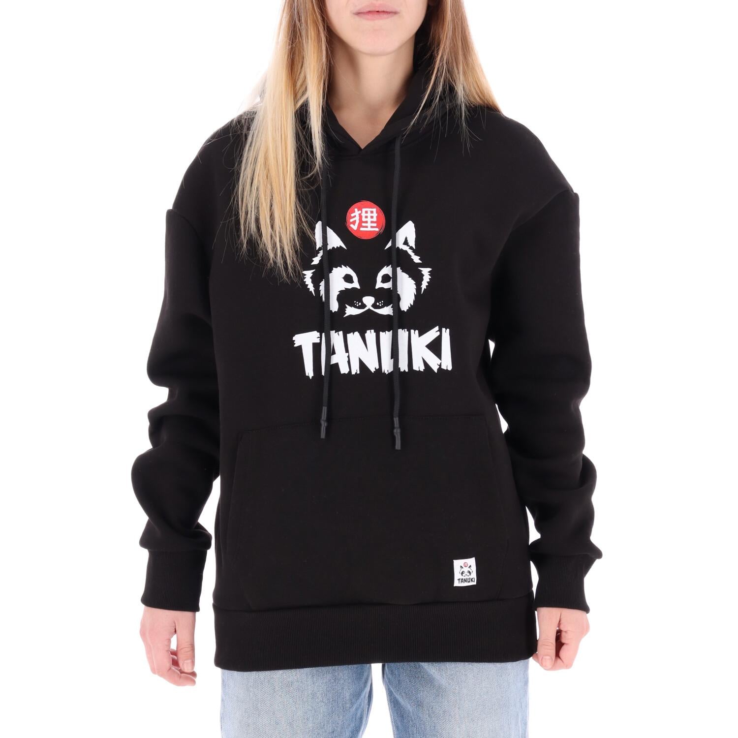 TANUKI FACE LOGO CAP SWEATSHIRT