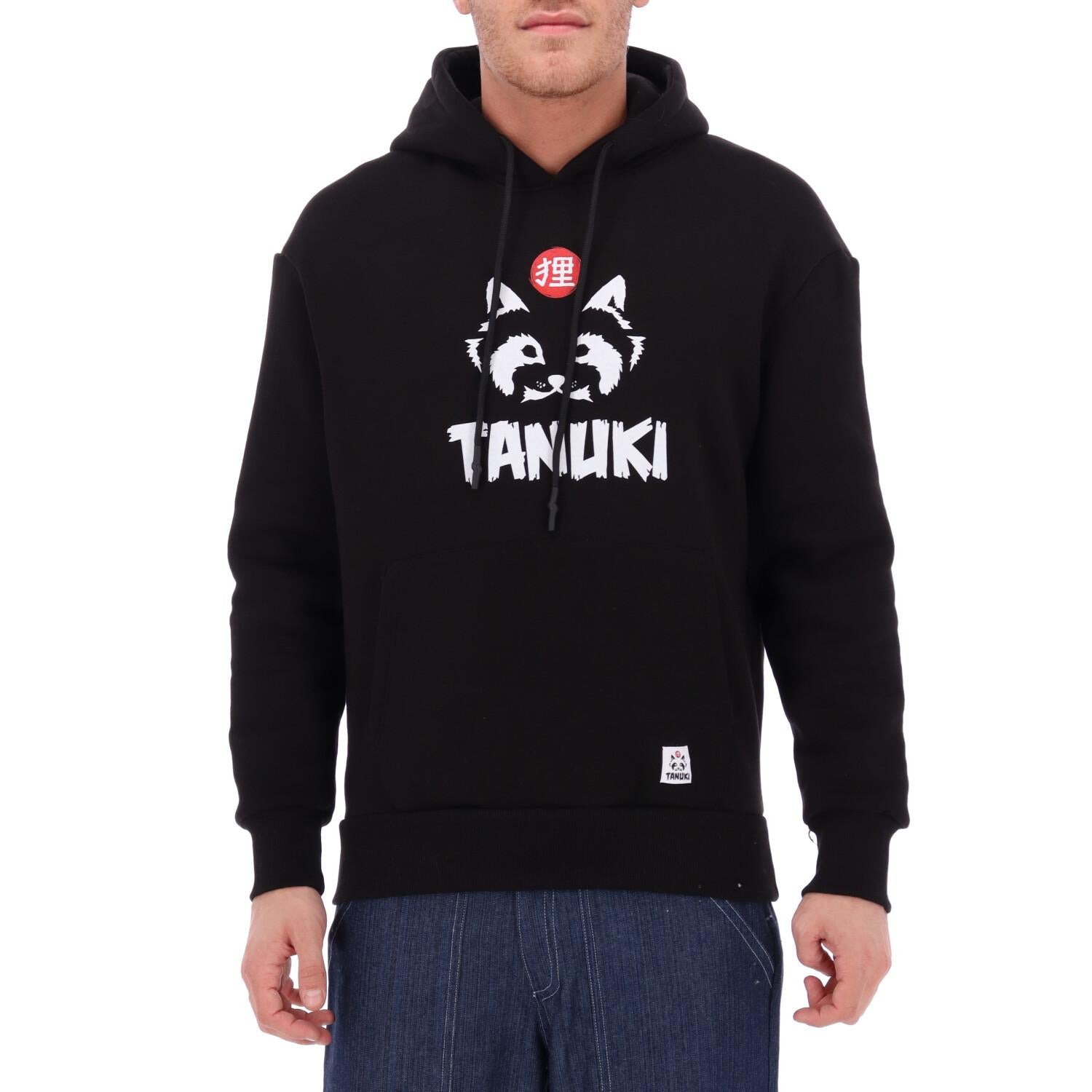 TANUKI FACE LOGO CAP SWEATSHIRT